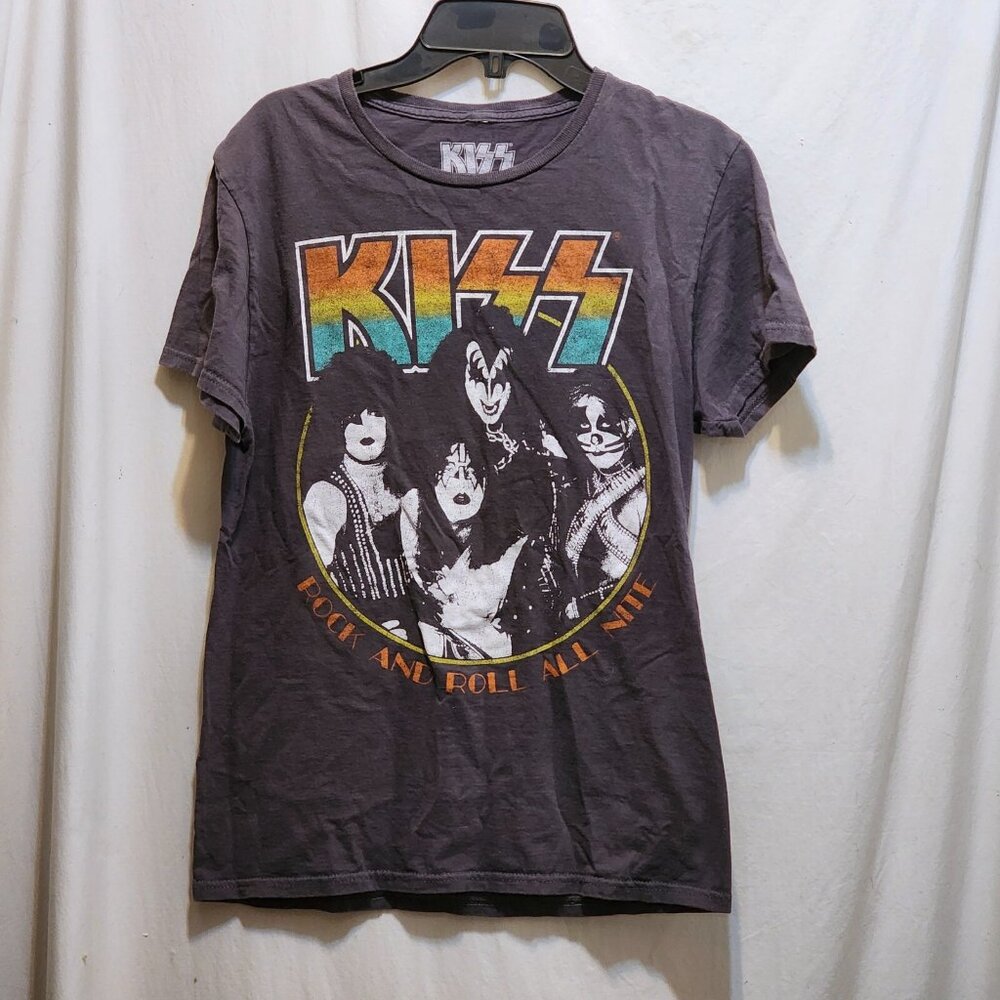 KISS Rock and Roll All Nite Retro Band Concert Tee T-Shirt S 2022